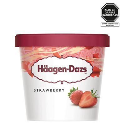 Helado Haagen Dazs Mini Cup Fresa Pote 100 mL