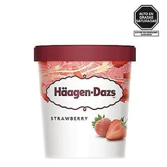 HAAGEN DAZS - Helado Haagen Dazs Fresa Pote 473 mL