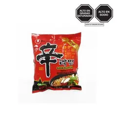 NONG SHIM - Sopa Instantánea Sabor Carne Verduras Picante 120g
