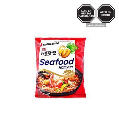 Sopa Seafood Mito de Mar Nong Shim Bolsa 125 g