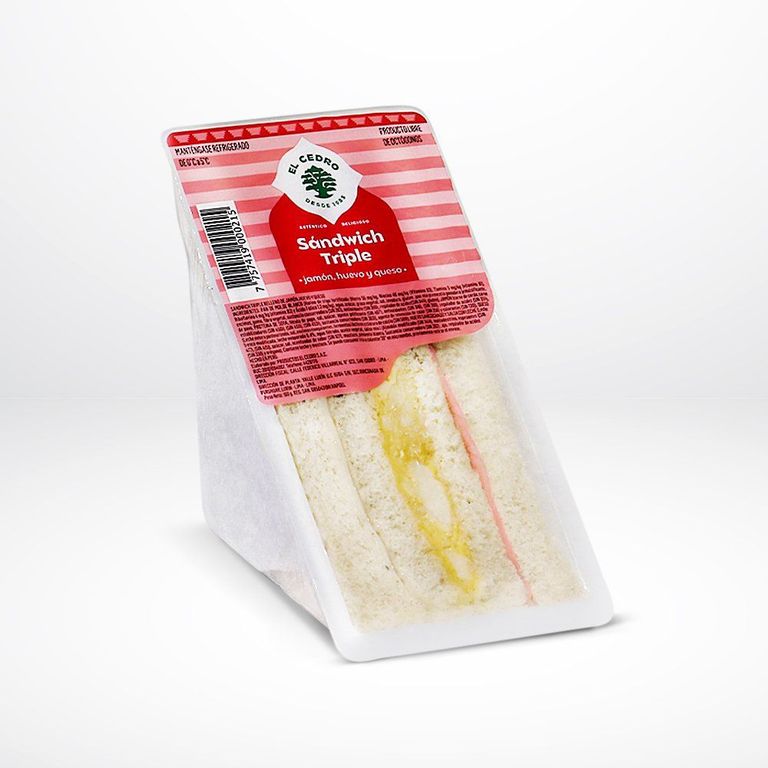 Triple Jamón Queso y Huevo 140 g