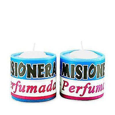 Vela Votiva Perfumada Misionera 2 Unidades