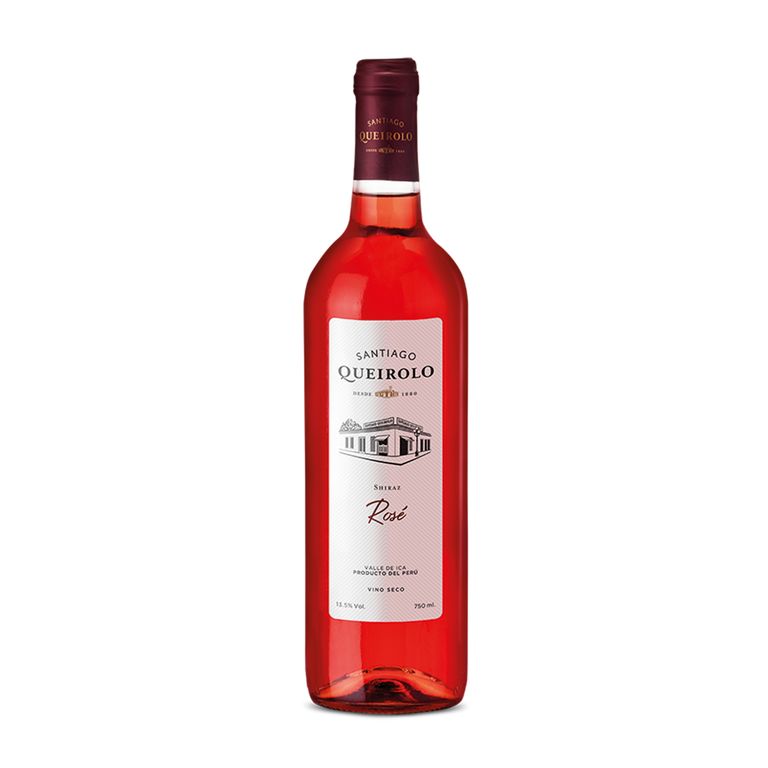 Vino Santiago Queirolo Rose Shiraz Botella 750 mL