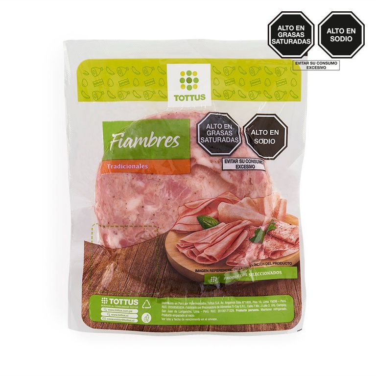 Chicharrón de Prensa Tottus Empaque 200 g