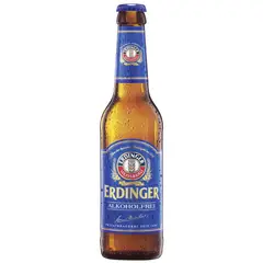 ERDINGER - Cerveza de Trigo Erdinger Weisbber Sin Alcohol Botella 500 mL