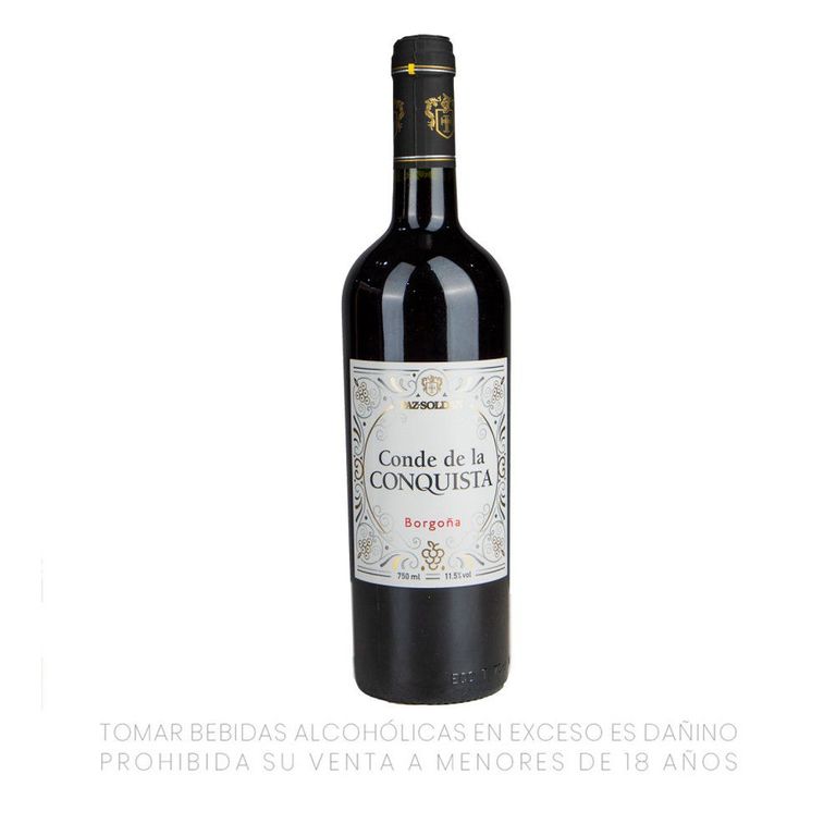 Vino Paz Soldán Tinto Borgoña Botella 750 mL