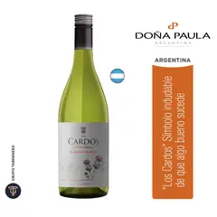 DOÑA PAULA - Vino Blanco Chardonnay Los Cardos Botella 750 mL