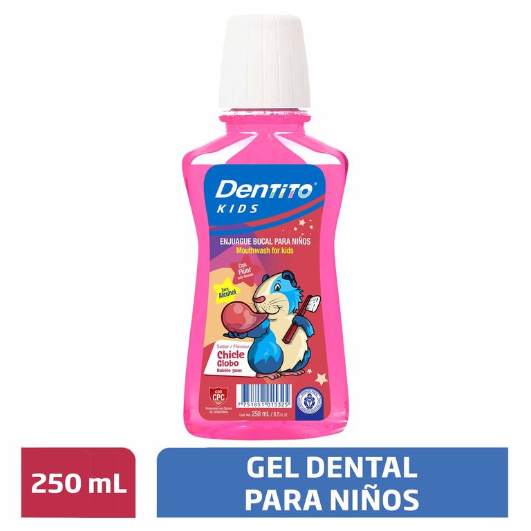 Enjuague Bucal Dento Kids Tutti Frutti Botella 250 mL