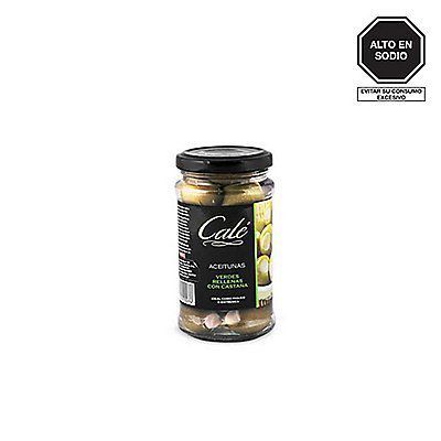 Aceituna Verde Cale Relleno con Castaña Envase 240 g