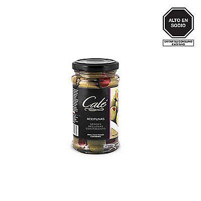 Aceituna Verde Cale Relleno con Pimiento Envase 240 g