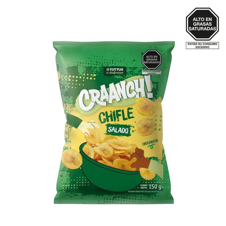 Chifle Salado Craanch Tottus Bolsa 150 g