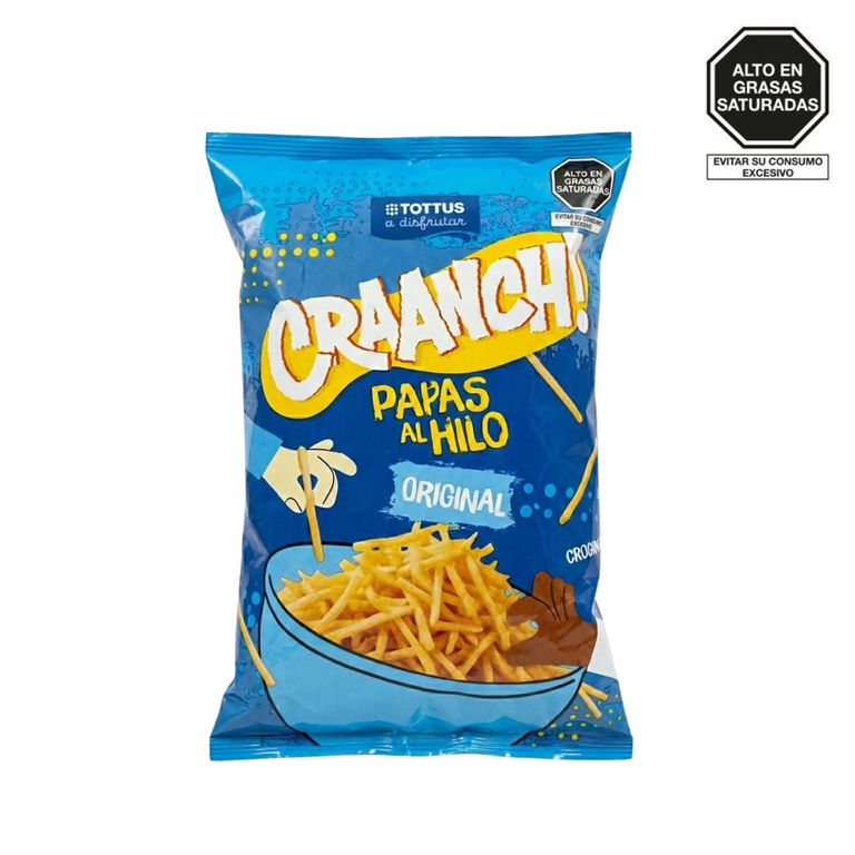 Papas Al Hilo Craanch Tottus Bolsa 150 g