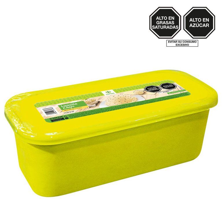 Helado de Crema Vainilla Chips Tottus Pote 5 L