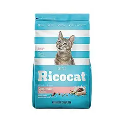 RICOCAT - Comida para Gatitos Sabor Carne Pescado y Leche 1 kg