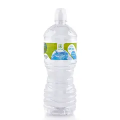 TOTTUS - Agua Mineral Sin Gas con Tapa Deportiva Botella 1 L