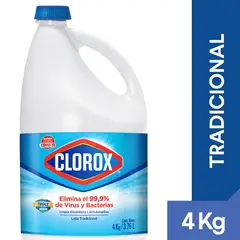 CLOROX - Lejía Tradicional Botella 4 kg