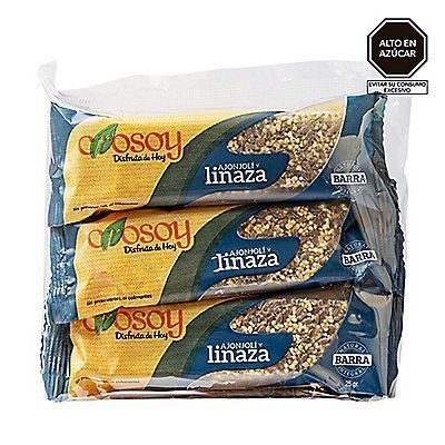 Sixpack Barra de Ajonjolí con Linaza Crosoy