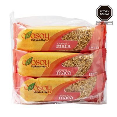 Sixpack Barra de Ajonjolí y Maca Crosoy