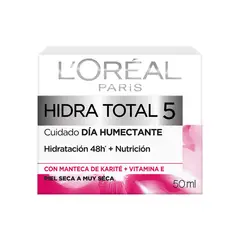 LOREAL PARIS - Crema Hidratante Hidra Total 5 Envase 50 mL