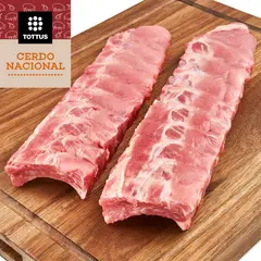 TOTTUS - Baby Back Ribs De Cerdo
