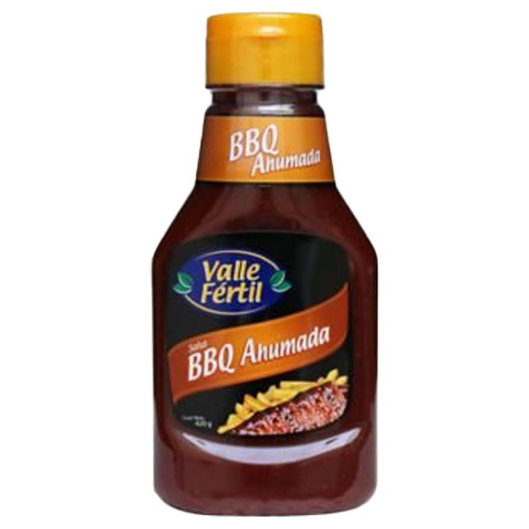 Salsa BBQ Valle Fertil Ahumada Envase 370 g
