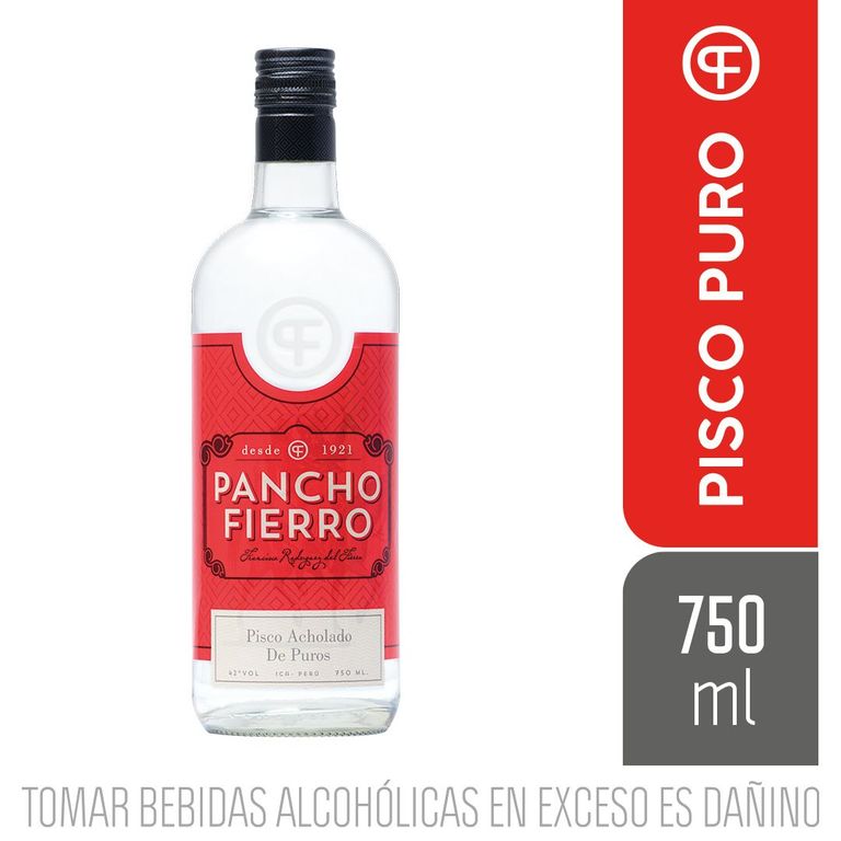 Pisco Acholado Pancho Fierro Botella 750 mL