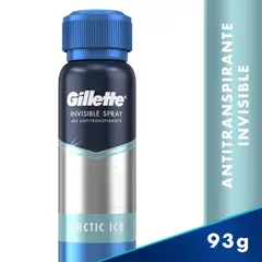 GILLETTE - Desodorante Gillette Spray Invisible Arctic Ice Envase 93 g