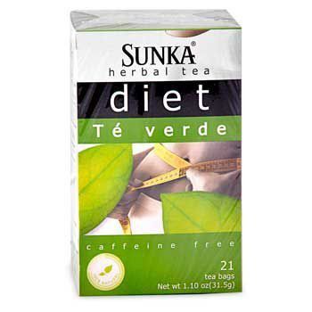 Té Verde Diet Sunka Caja 21 Sobres