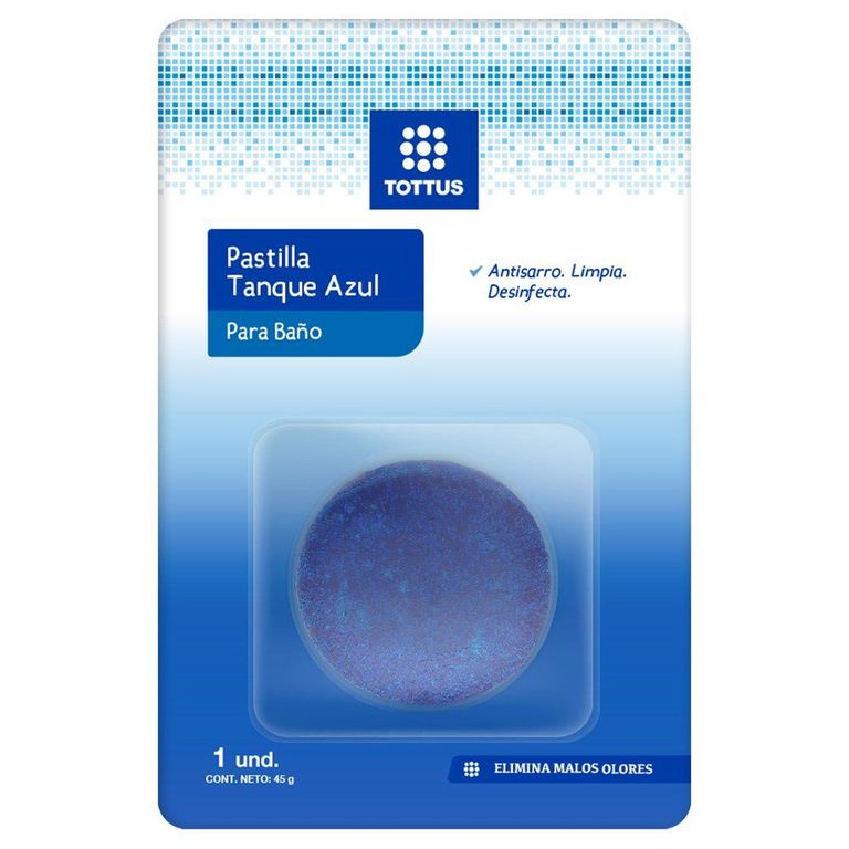 Pastilla Tanque Azul para Baño Tottus