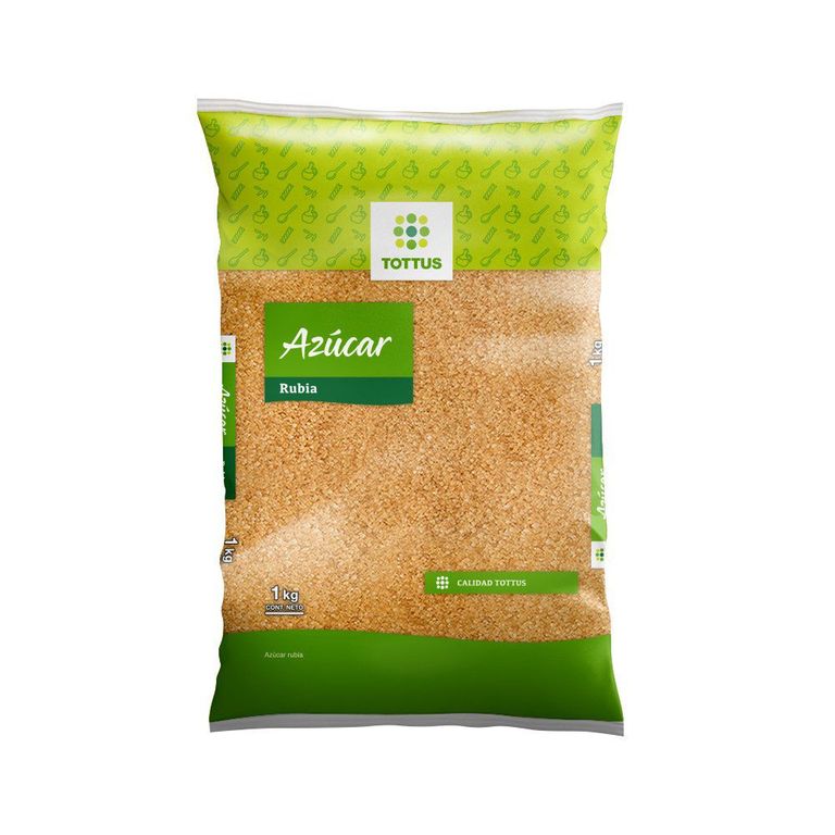 Azúcar Rubia Tottus Bolsa 1 Kg