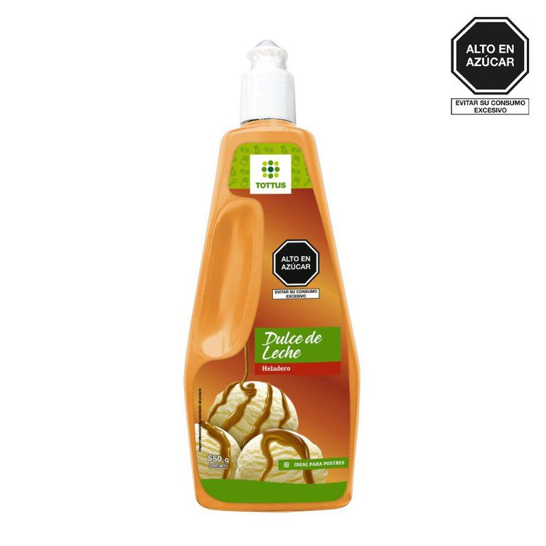 Dulce de Leche Heladero Tottus Envase 550 g