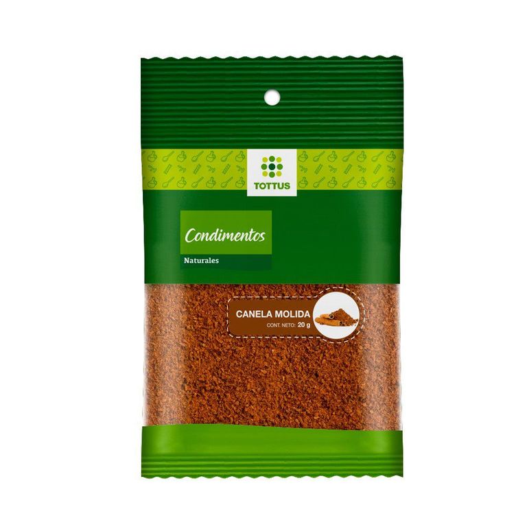 Canela Molida Tottus Empaque 20 g