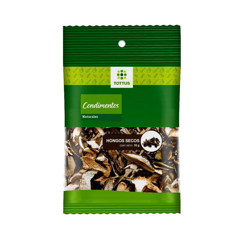 Hongos Secos Tottus Empaque 10 g