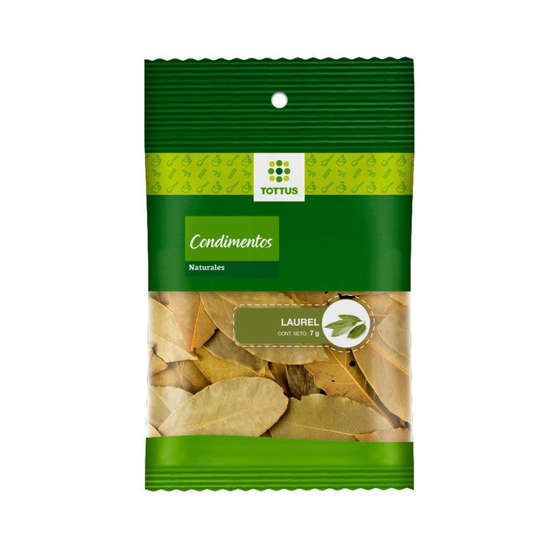 Laurel Entero Tottus Empaque 7 g