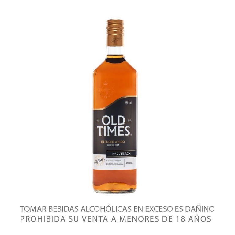 Whisky Old Times Black Botella 750 mL