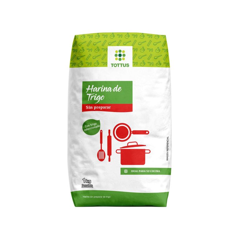 Harina Sin Preparar Tottus Bolsa 1 Kg