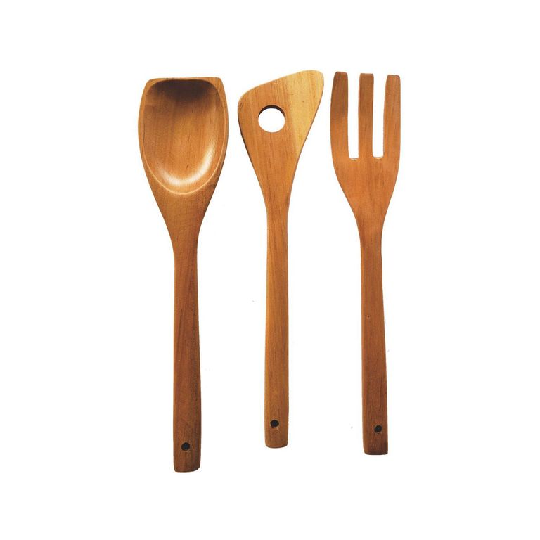 Juego x3 Cucharas de Madera
