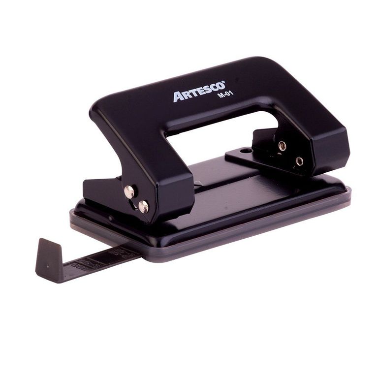 Perforador Artesco Escolar M-01 Color Negro