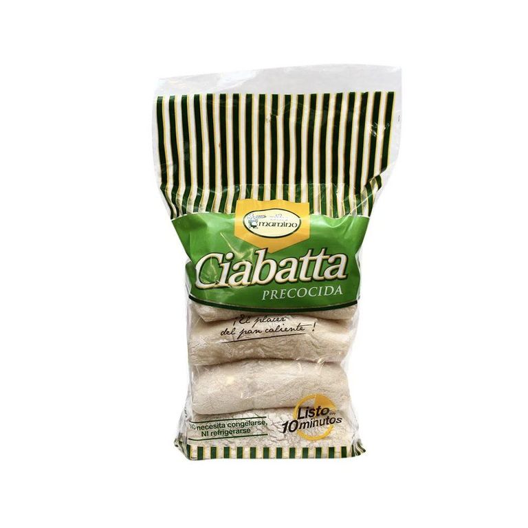 Pan Ciabatta Precocido Don Mamino Bolsa 250 g