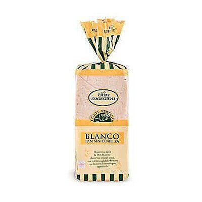 Pan de Molde Blanco sin Corteza Don Mamino Bolsa 560 g