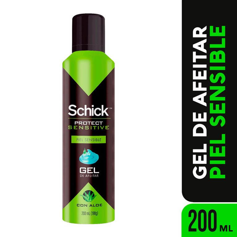 Gel de Afeitar Schick Piel Sensible Envase 200 mL