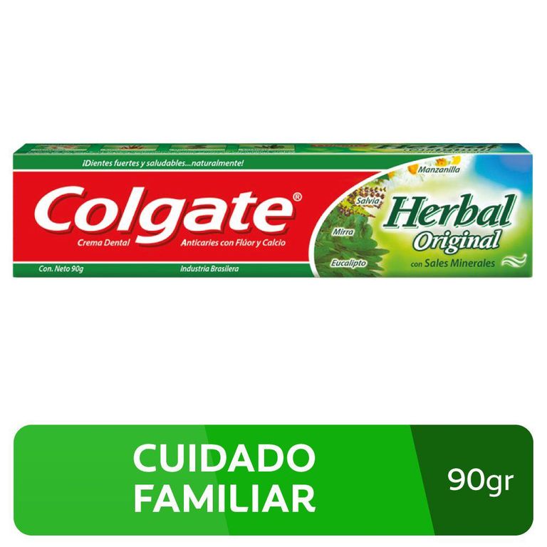 Crema Dental Colgate Herbal Original Caja 90 g