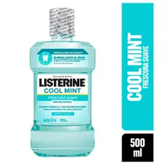 LISTERINE - Enjuague Bucal Listerine Cool Mint Zero Botella 500 mL