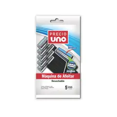 PRECIO UNO - Máquina de Afeitar Precio Uno Empaque 5 Und