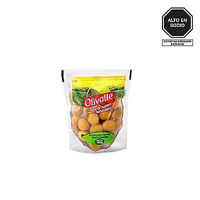 Aceituna Verde Deshuesada Olivalle Empaque 160 g