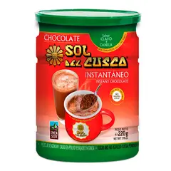 SOL DEL CUSCO - Chocolate Clavo y Canela Instantáneo 220 g
