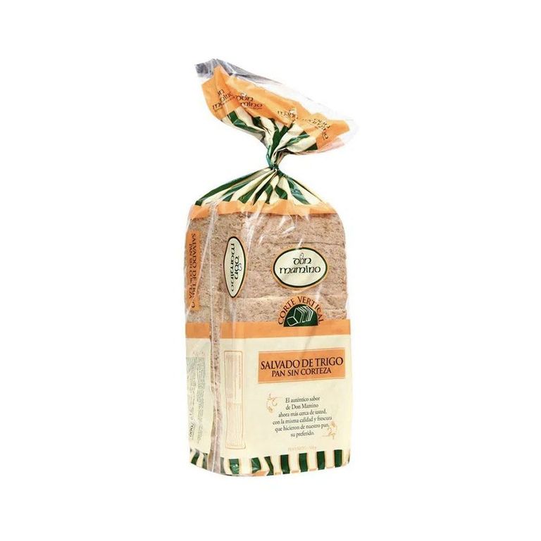Pan de Molde con Salvado de Trigo Don Mamino Bolsa 560 g