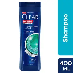 CLEAR - Shampoo Clear Hombre Anti Caspa 2 En 1 Limpieza Diaria Botella 400 mL