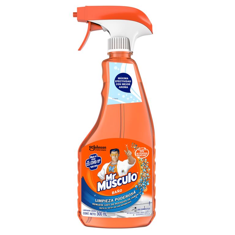 Limpiador Líquido Mr Musculo Baño Gatillo Envase 500 mL