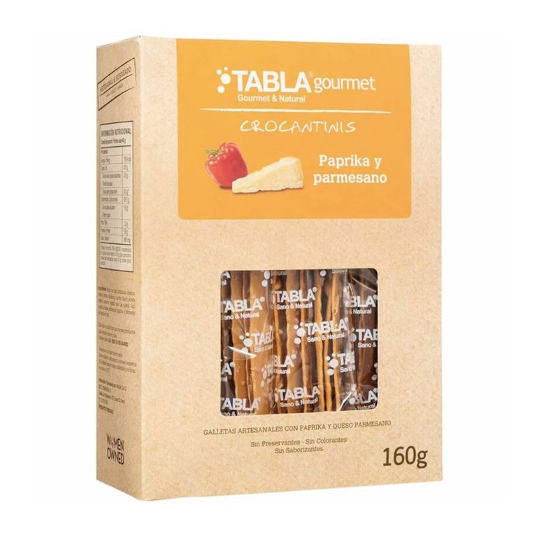 Crocantinis Tabla Gourmet Paprika y Parmesano Caja 160 g